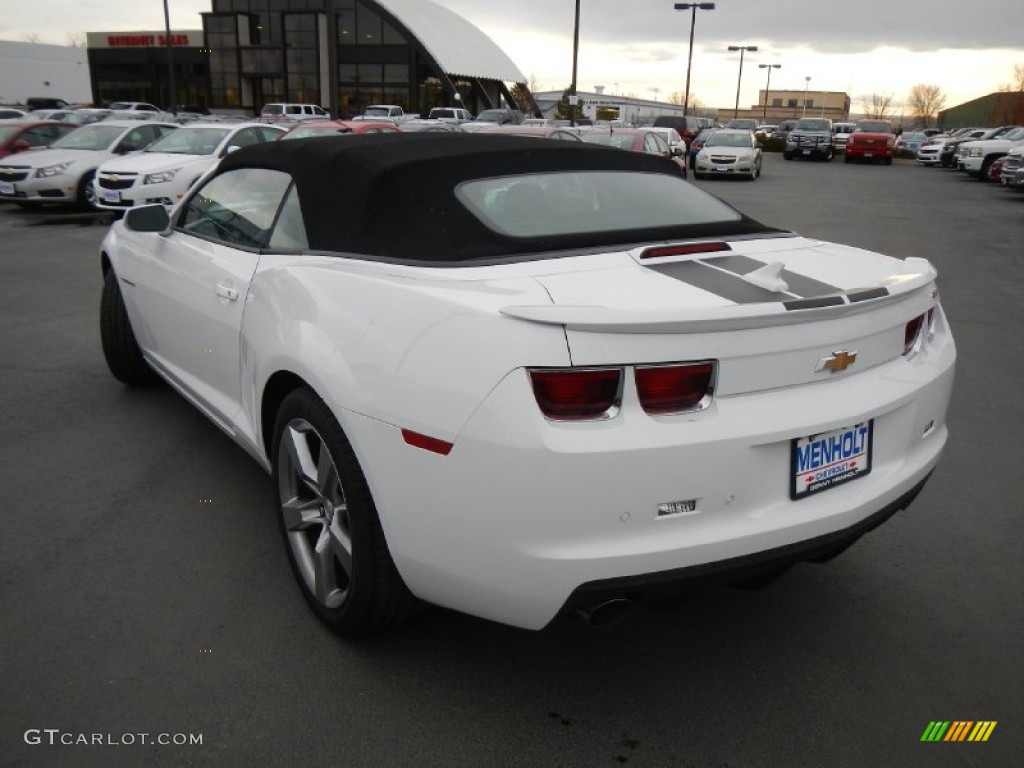 2012 Camaro SS/RS Convertible - Summit White / Black photo #7