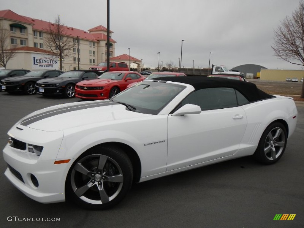 2012 Camaro SS/RS Convertible - Summit White / Black photo #8