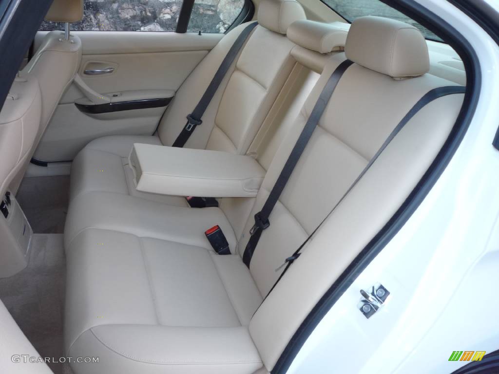 2006 3 Series 325i Sedan - Alpine White / Beige photo #25
