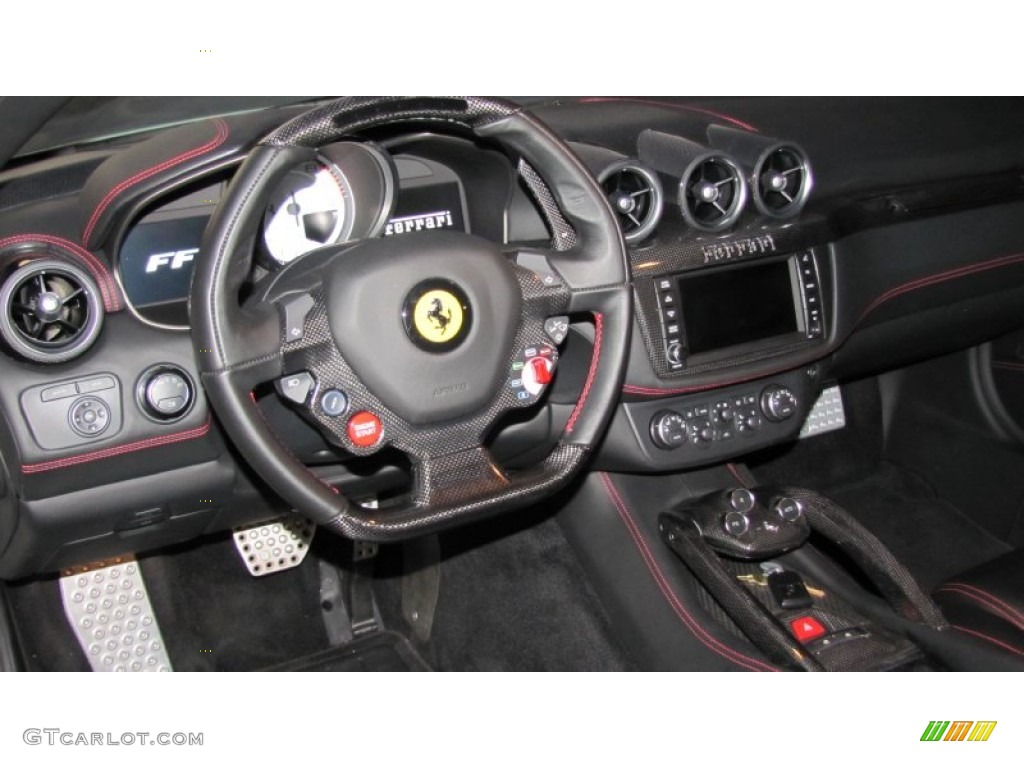 2012 Ferrari FF Standard FF Model Charcoal Dashboard Photo #74186773