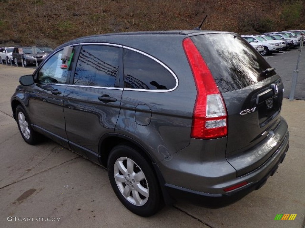 2011 CR-V SE 4WD - Polished Metal Metallic / Black photo #10