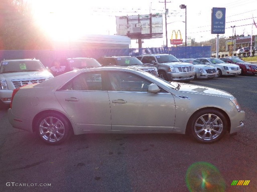 2009 CTS 4 AWD Sedan - Gold Mist / Cashmere/Cocoa photo #6