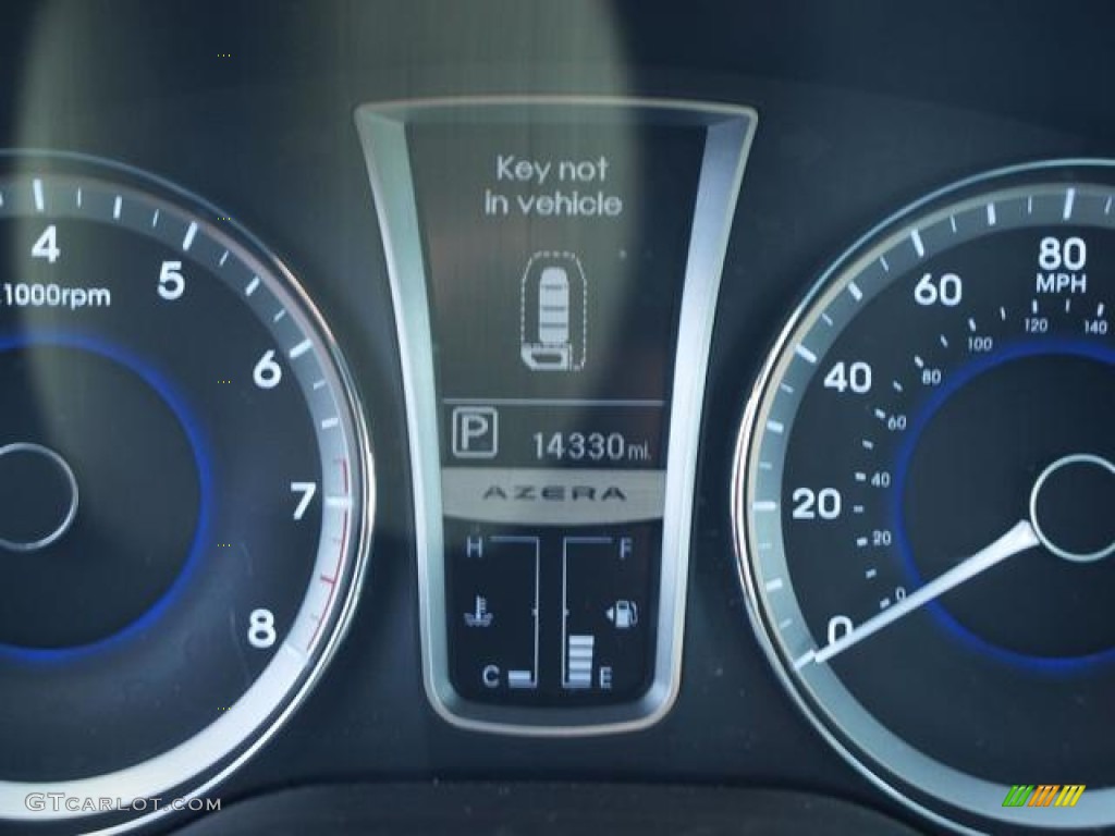 2012 Azera  - Hyper Silver Metallic / Black photo #15