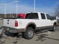 2012 Oxford White Ford F350 Super Duty Lariat Crew Cab 4x4  photo #9