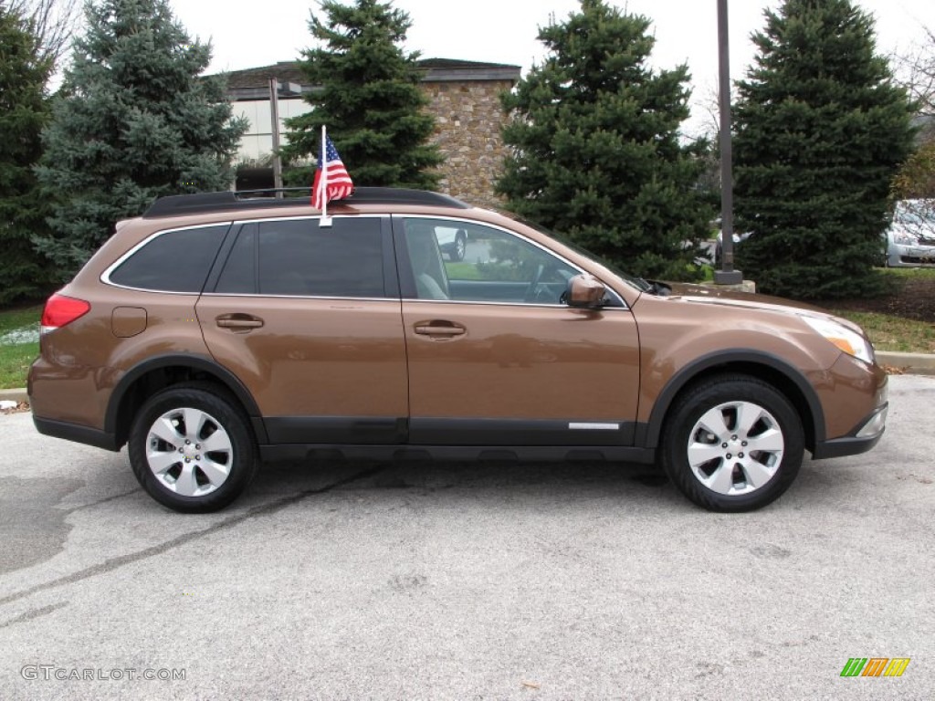 2011 Outback 2.5i Premium Wagon - Caramel Bronze Pearl / Warm Ivory photo #5