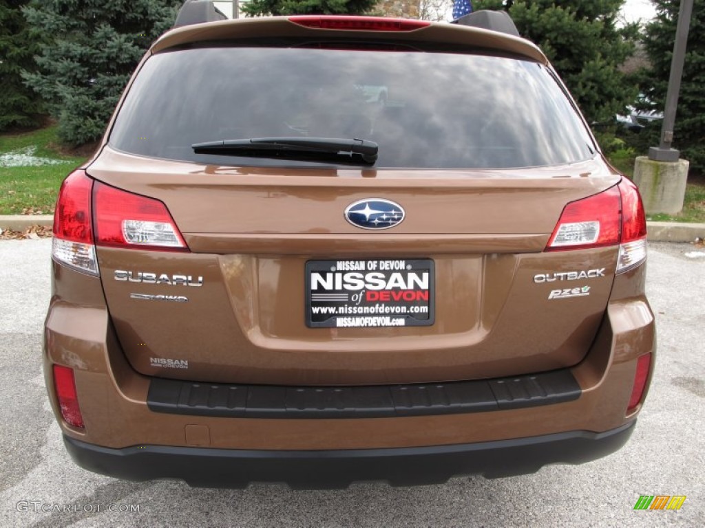 2011 Outback 2.5i Premium Wagon - Caramel Bronze Pearl / Warm Ivory photo #7