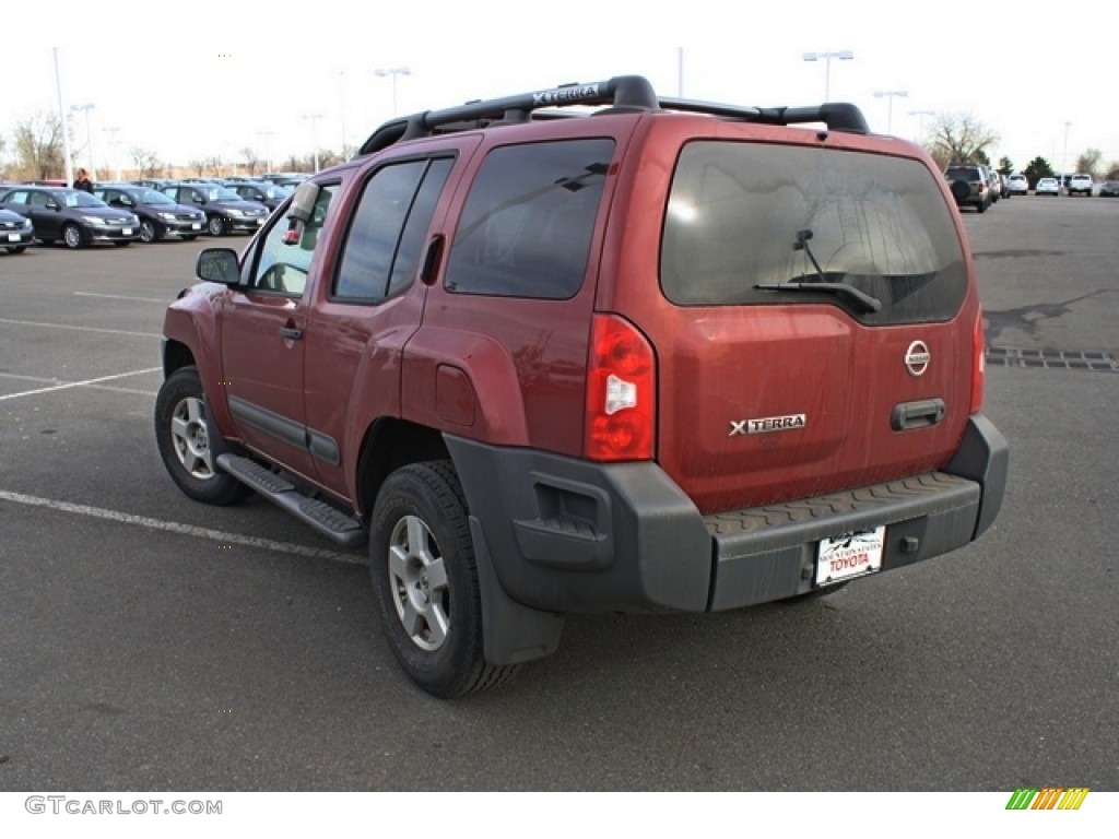 2008 Xterra S 4x4 - Red Brawn / Steel/Graphite photo #3