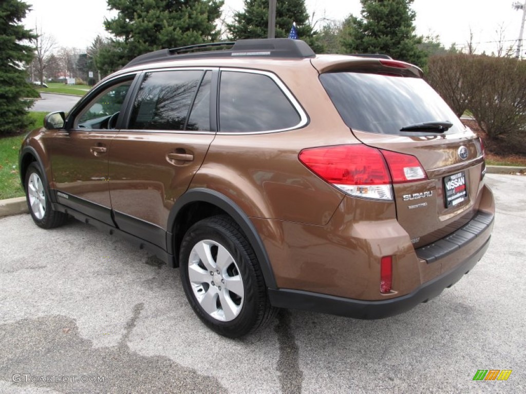 2011 Outback 2.5i Premium Wagon - Caramel Bronze Pearl / Warm Ivory photo #8