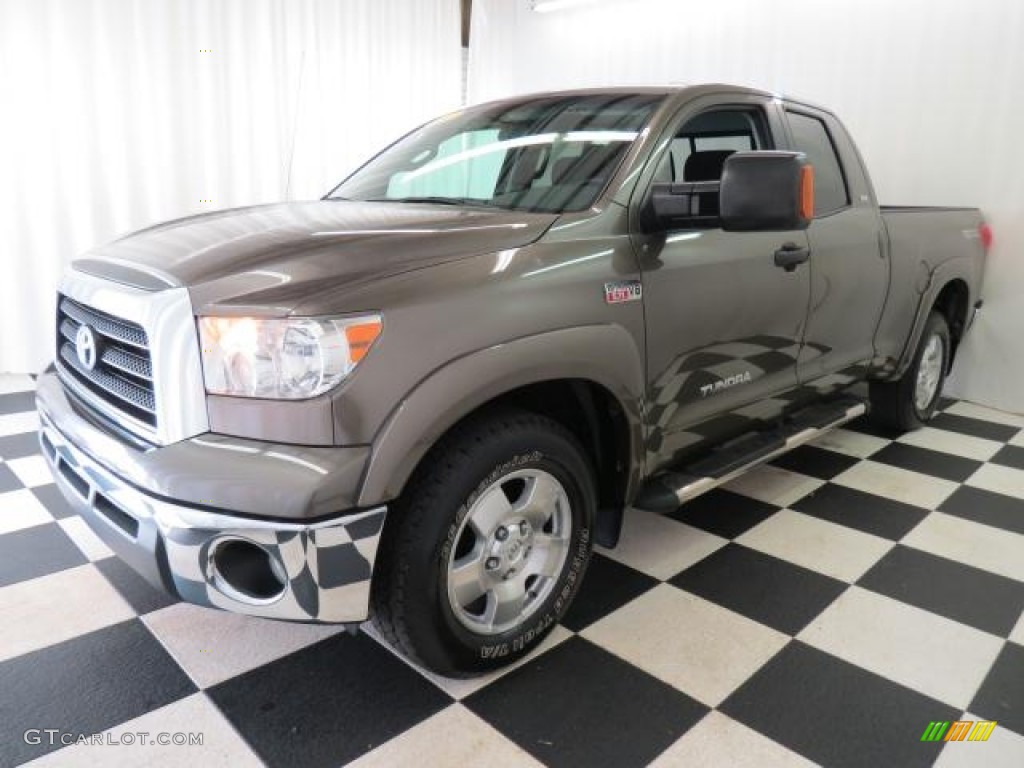 2007 Tundra SR5 Double Cab - Pyrite Mica / Black photo #3