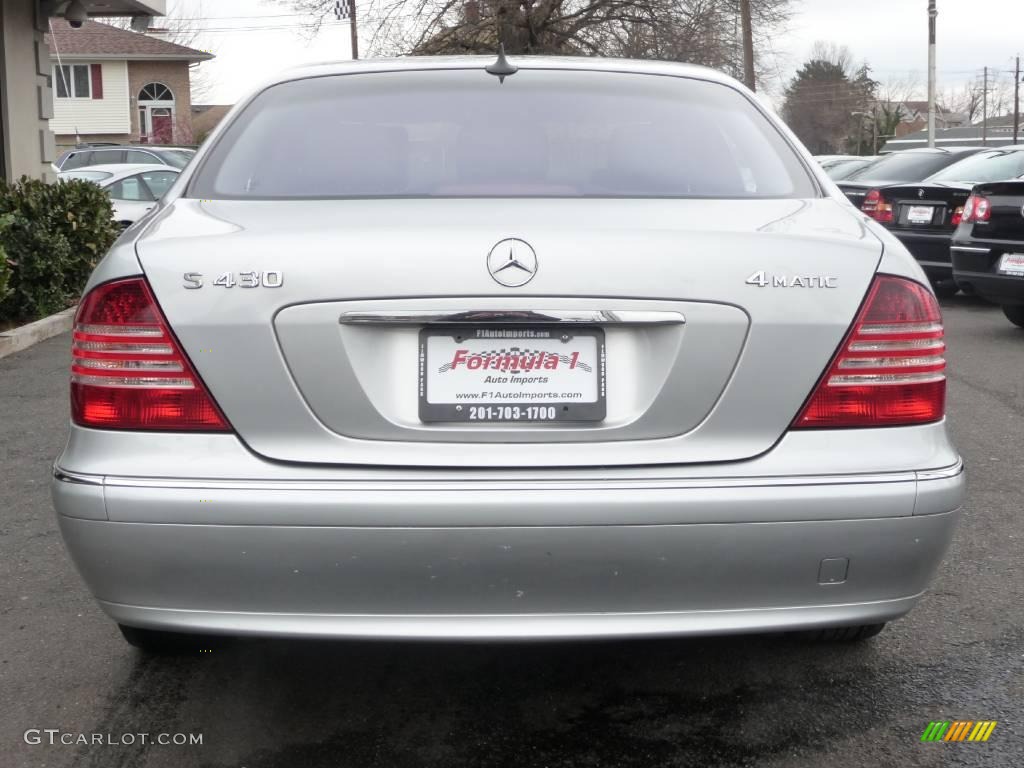 2004 S 430 4Matic Sedan - Brilliant Silver Metallic / Charcoal photo #25