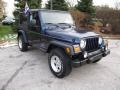 2004 Patriot Blue Pearl Jeep Wrangler Unlimited 4x4  photo #4