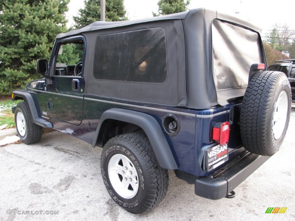 2004 Wrangler Unlimited 4x4 - Patriot Blue Pearl / Dark Slate Gray photo #8
