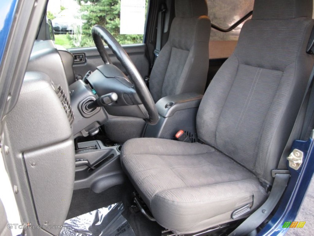 2004 Wrangler Unlimited 4x4 - Patriot Blue Pearl / Dark Slate Gray photo #13