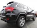 2013 Brilliant Black Crystal Pearl Jeep Grand Cherokee Overland  photo #3