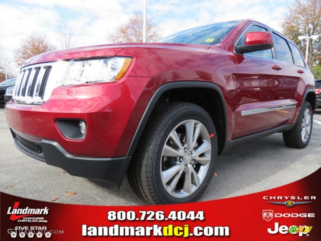 2013 Grand Cherokee Laredo X Package - Deep Cherry Red Crystal Pearl / Dark Graystone/Medium Graystone photo #1