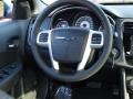 Black 2013 Chrysler 200 Touring Sedan Steering Wheel