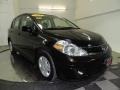 2011 Espresso Black Nissan Versa 1.8 S Hatchback  photo #3