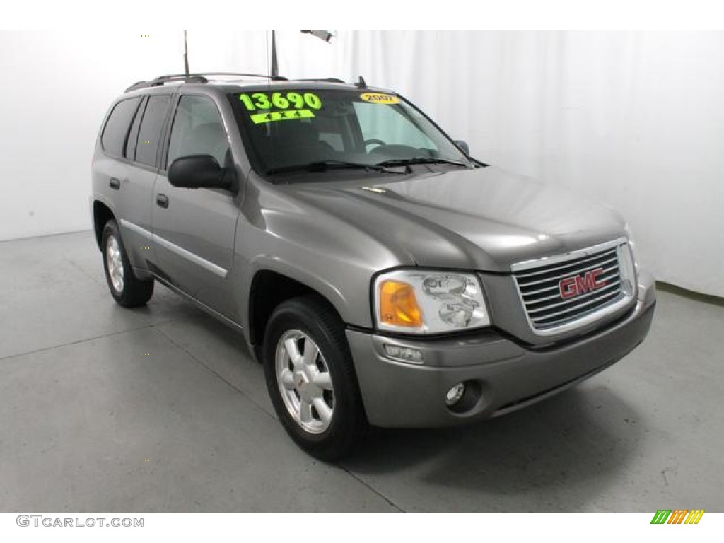 2007 Envoy SLE 4x4 - Graphite Gray Metallic / Ebony photo #4