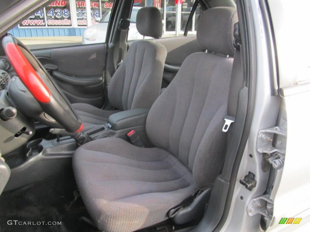 2002 Sunfire SE Sedan - Ultra Silver Metallic / Graphite photo #9