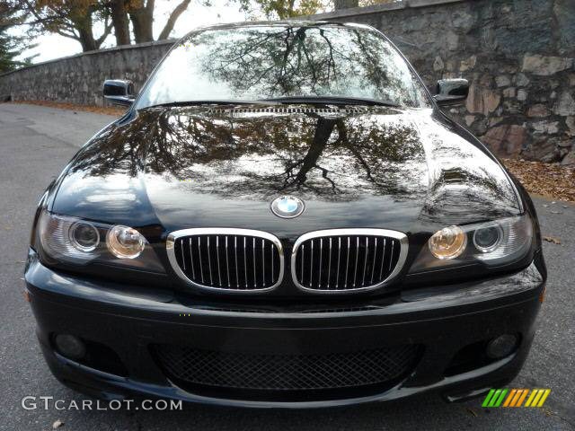 2006 3 Series 330i Coupe - Jet Black / Black photo #16