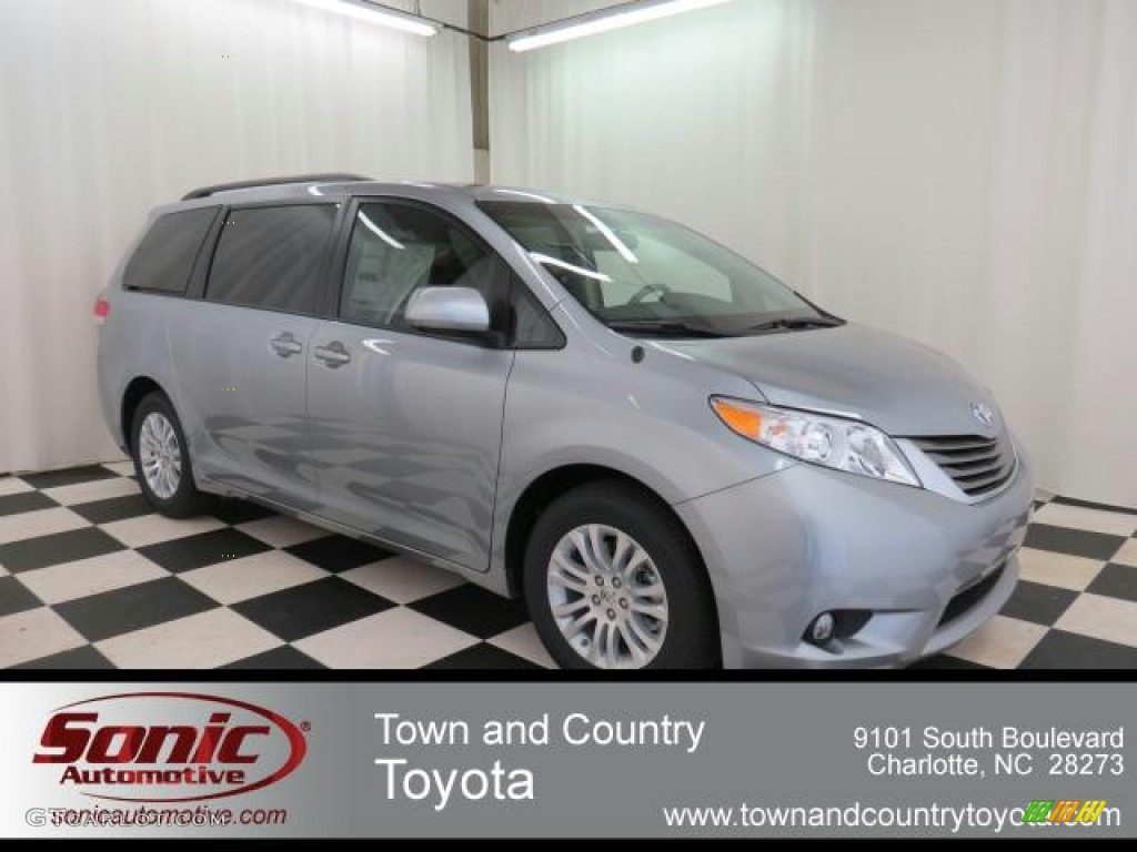 2013 Sienna XLE - Silver Sky Metallic / Light Gray photo #1