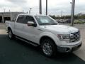 White Platinum Metallic Tri-Coat - F150 Lariat SuperCrew Photo No. 10