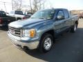2008 Stealth Gray Metallic GMC Sierra 1500 SLE Extended Cab 4x4  photo #3