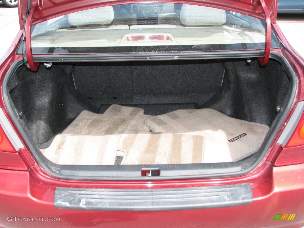 2004 Corolla LE - Impulse Red / Pebble Beige photo #7