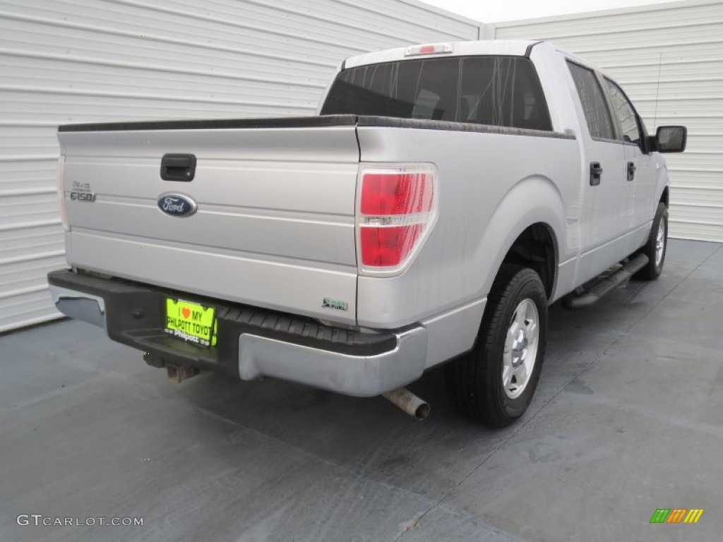 2010 F150 XLT SuperCrew - Ingot Silver Metallic / Medium Stone photo #3