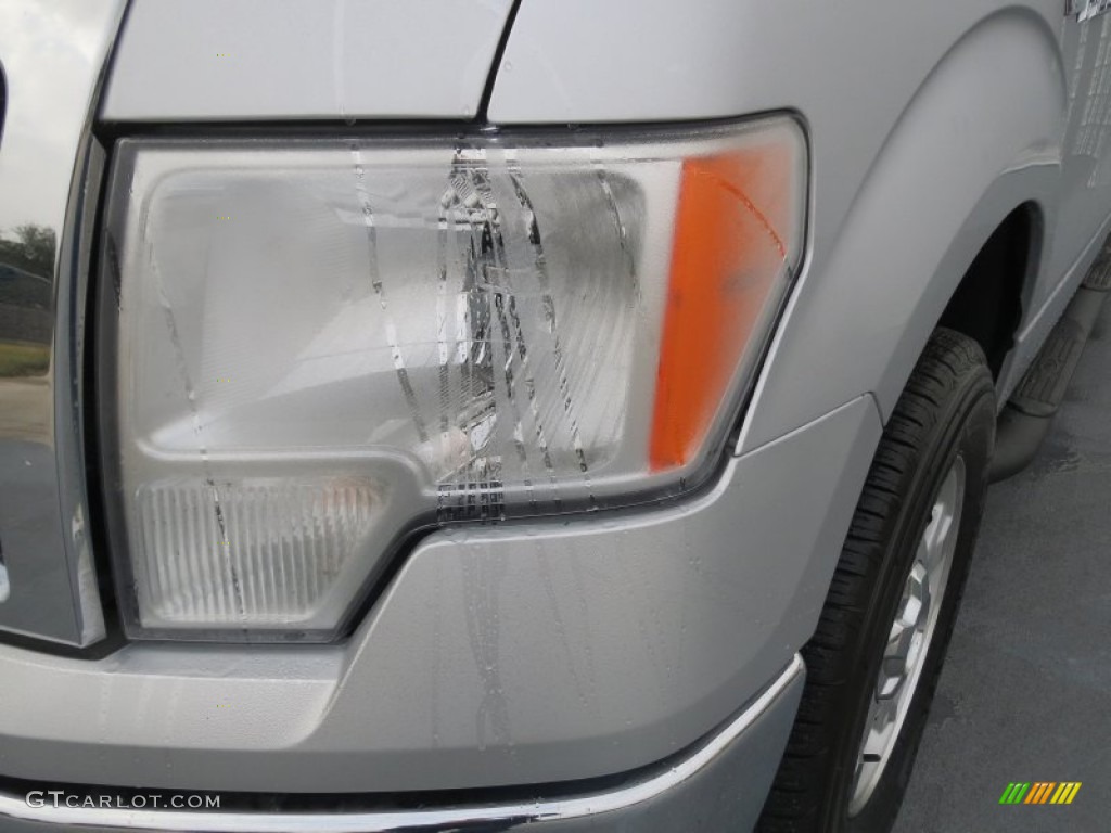 2010 F150 XLT SuperCrew - Ingot Silver Metallic / Medium Stone photo #8