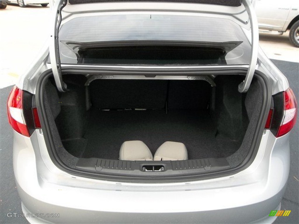 2013 Fiesta S Sedan - Ingot Silver / Charcoal Black/Light Stone photo #7