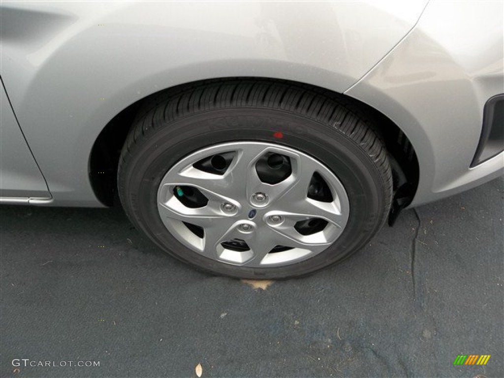 2013 Fiesta S Sedan - Ingot Silver / Charcoal Black/Light Stone photo #11