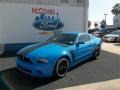 2013 Grabber Blue Ford Mustang Boss 302  photo #2