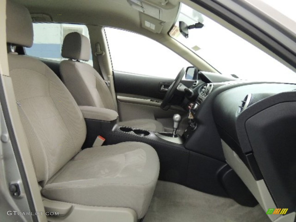 2011 Rogue S AWD - Gotham Gray Metallic / Gray photo #13