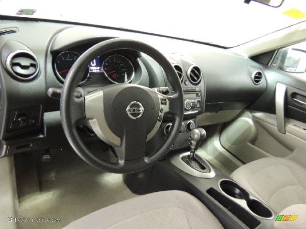 2011 Rogue S AWD - Gotham Gray Metallic / Gray photo #17