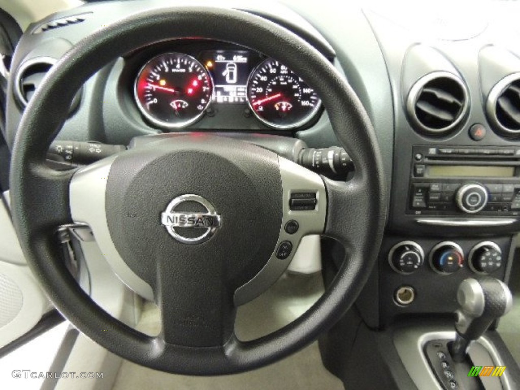2011 Rogue S AWD - Gotham Gray Metallic / Gray photo #20