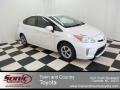 2013 Blizzard White Pearl Toyota Prius Three Hybrid  photo #1