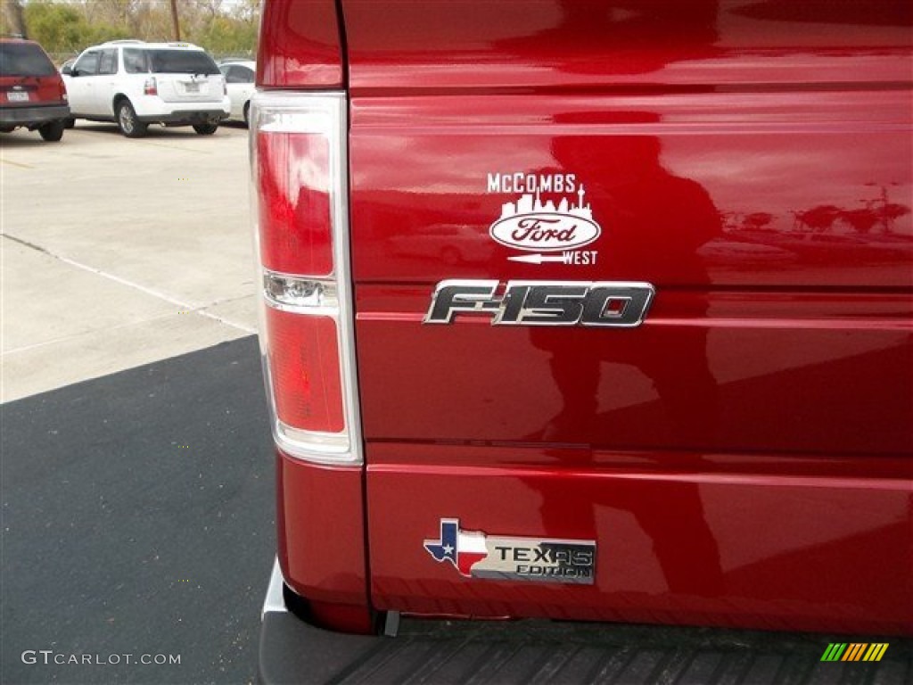 2013 F150 XLT SuperCrew - Ruby Red Metallic / Steel Gray photo #7