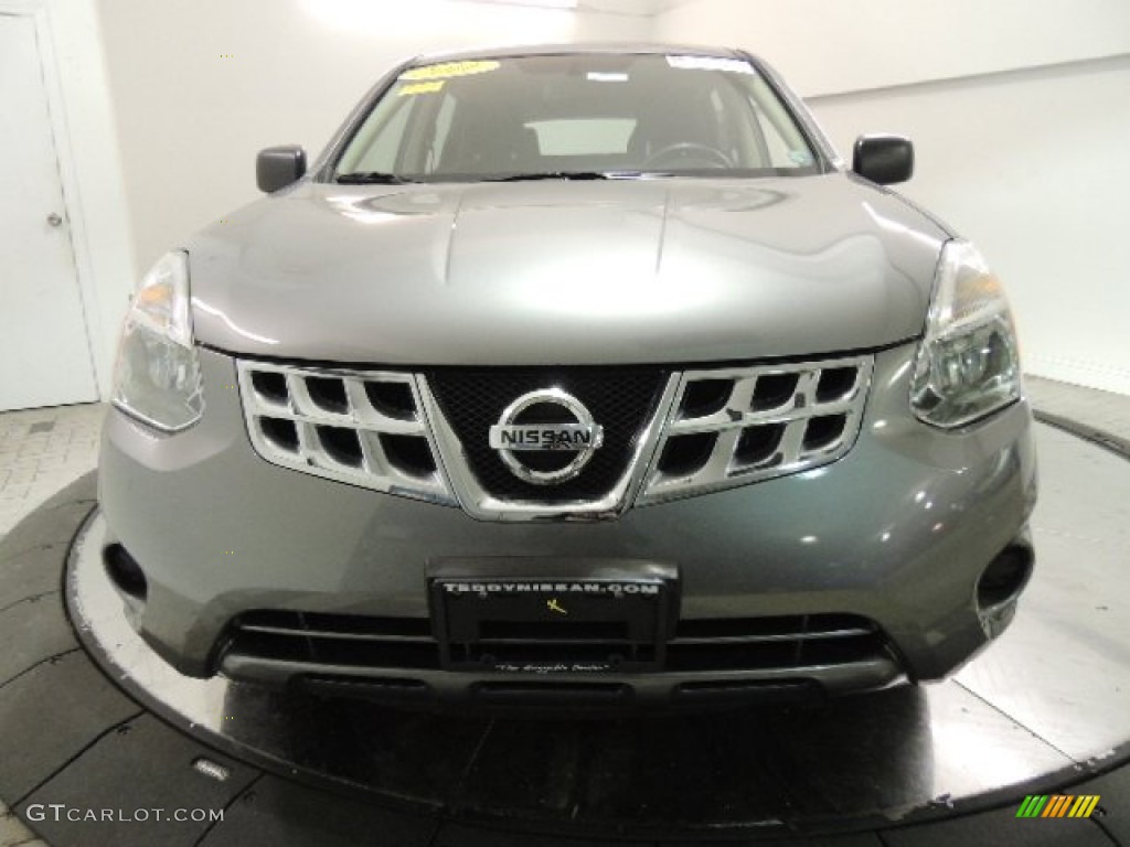 2011 Rogue S AWD - Gotham Gray Metallic / Black photo #2