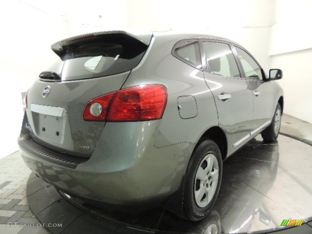 2011 Rogue S AWD - Gotham Gray Metallic / Black photo #6