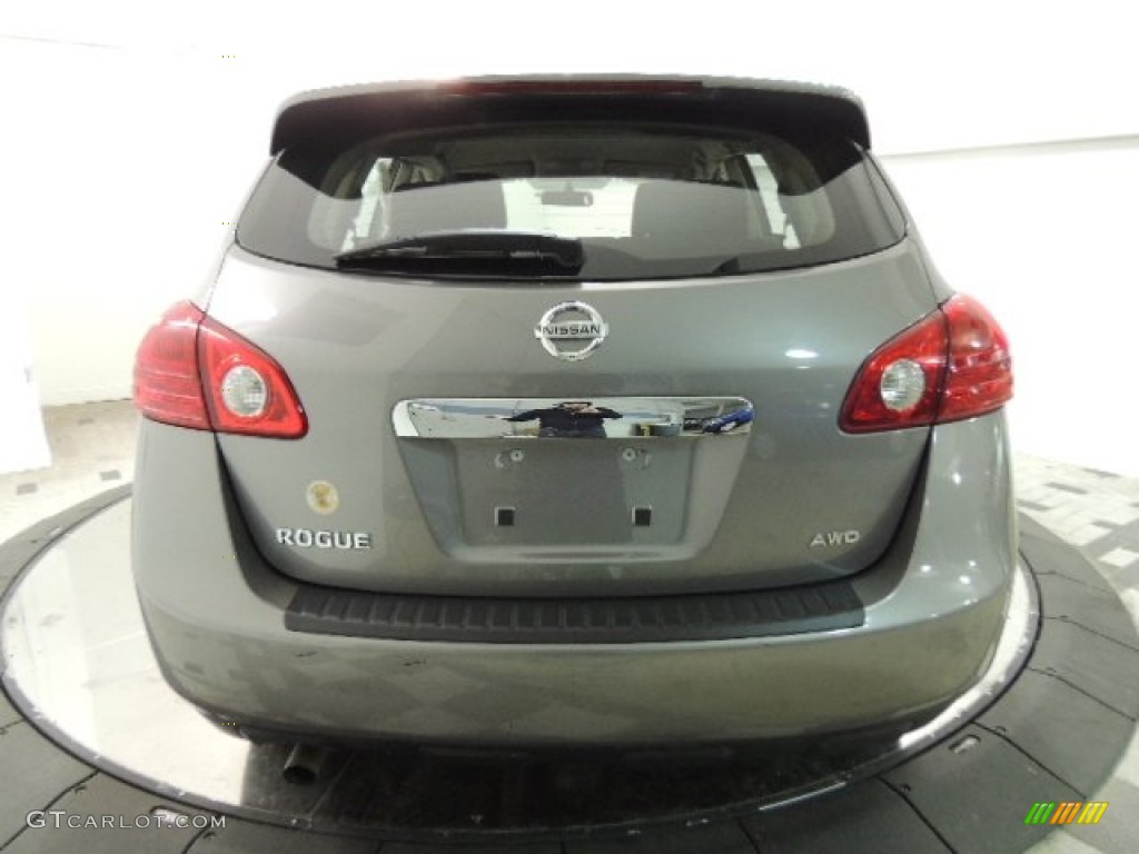 2011 Rogue S AWD - Gotham Gray Metallic / Black photo #7