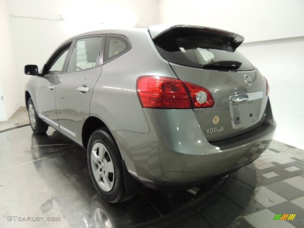 2011 Rogue S AWD - Gotham Gray Metallic / Black photo #9