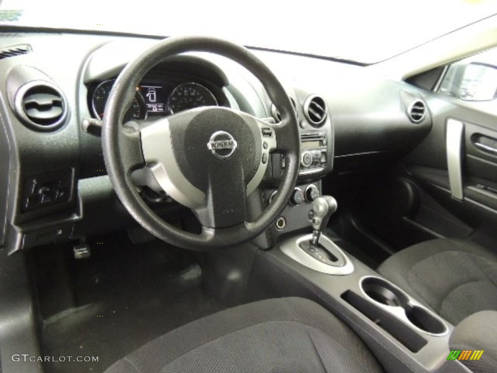 2011 Rogue S AWD - Gotham Gray Metallic / Black photo #16