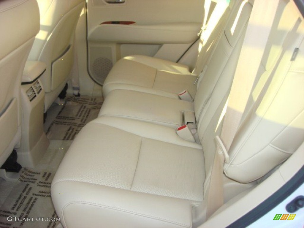 2010 RX 350 AWD - Aurora White Pearl / Parchment/Brown Walnut photo #9