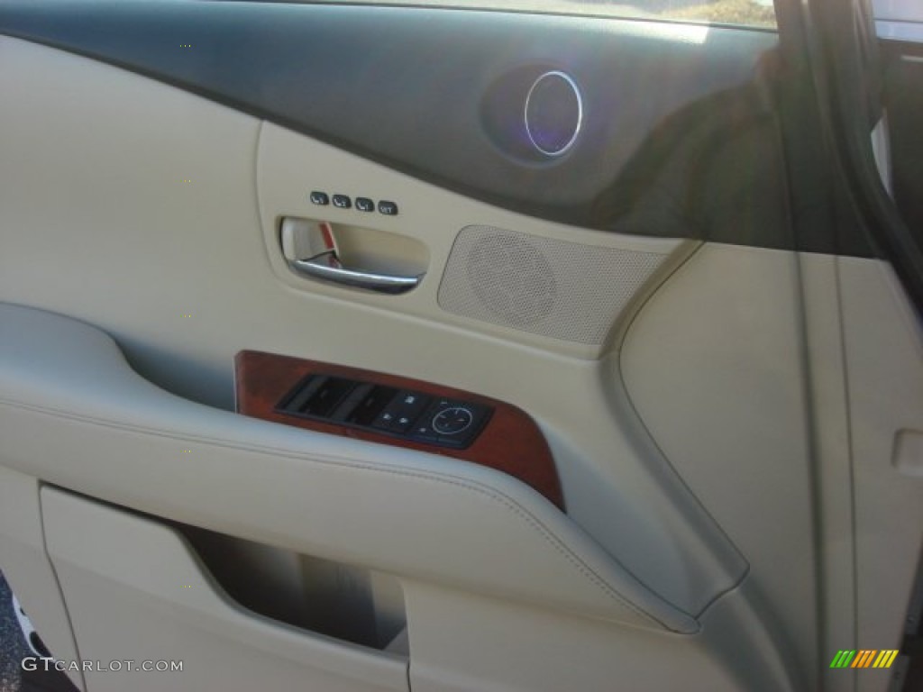 2010 RX 350 AWD - Aurora White Pearl / Parchment/Brown Walnut photo #13