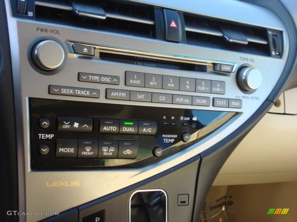2010 RX 350 AWD - Aurora White Pearl / Parchment/Brown Walnut photo #16