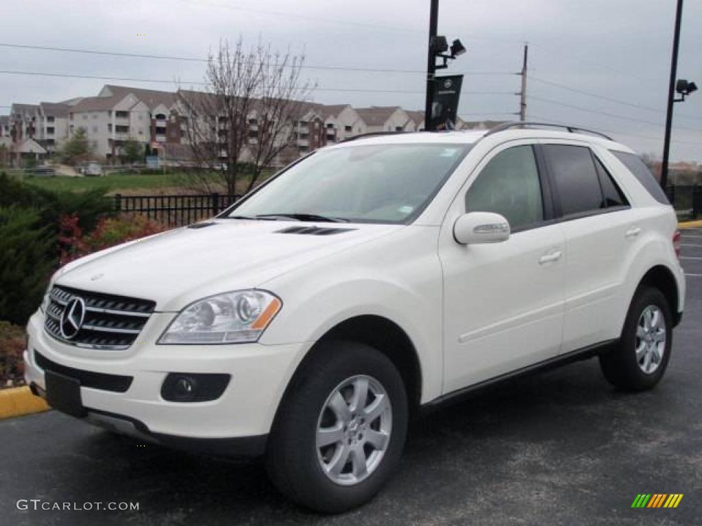 2007 ML 350 4Matic - Alabaster White / Macadamia photo #1