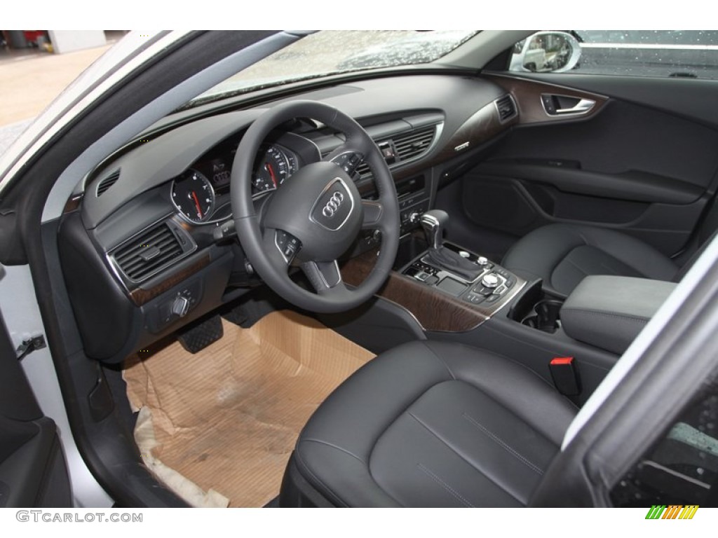 Black Interior 2013 Audi A7 3.0T quattro Premium Plus Photo #74203015