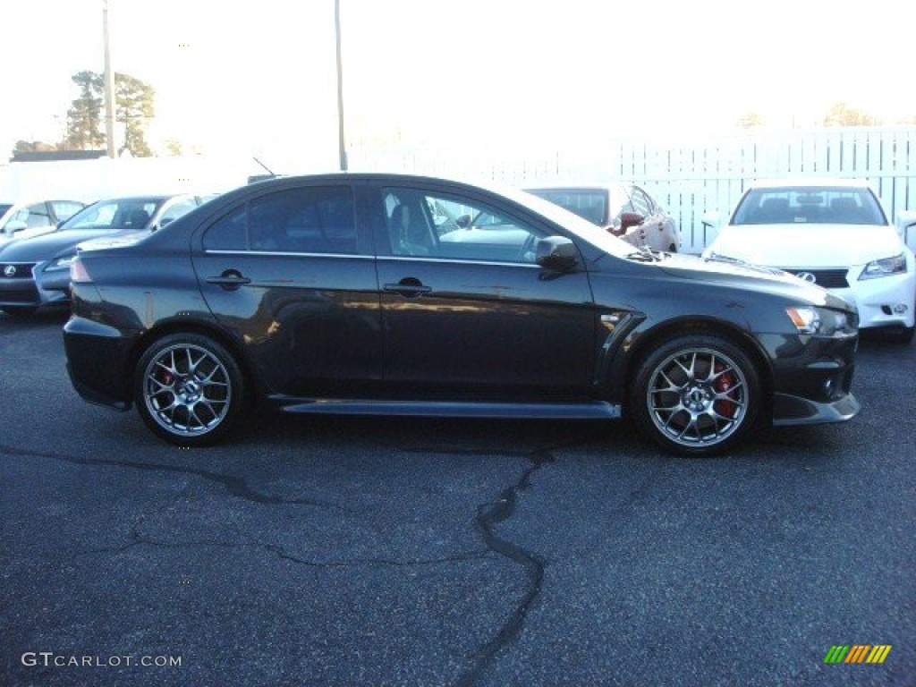 Phantom Black Pearl 2010 Mitsubishi Lancer Evolution MR Touring Exterior Photo #74203780