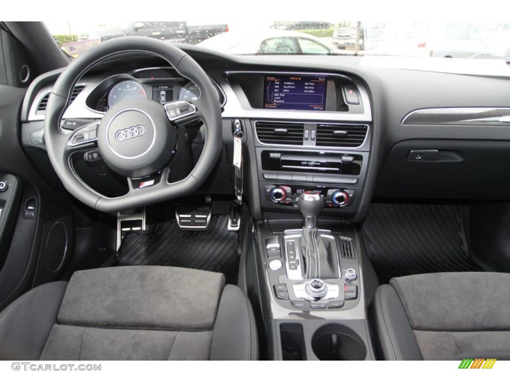 2013 Audi S4 3.0T quattro Sedan Black Dashboard Photo #74204153